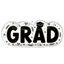 Picture of 30'' FOIL - GRAD SKETCHED SUPERSHAPE