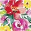 Picture of TABLEWARE - BRUSHED FLORAL BEVERAGE NAPKINS