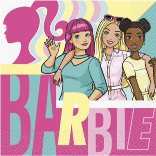 Picture of BARBIE LUNCHEON NAPKINS