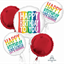 Picture of RAINBOW WISHES FOIL BOUQUET 