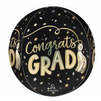 Picture of 16'' FOIL - TASSEL CONGRATS GRAD ORBZ