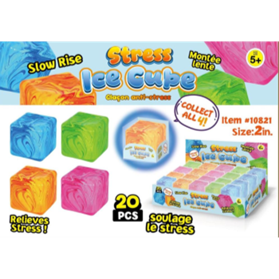 Picture of FAVOUR - SQUISHY SQUEEZE SWIRL ICE CUBE 2"