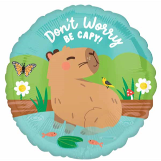 Picture of 18" FOIL - CAPYBARA CRAZE