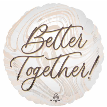 Image de 18" FOIL - SATIN MARBLE WEDDING