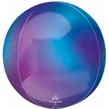 Picture of 16'' BLUE AURA STARDUST ORBZ BALLOON 
