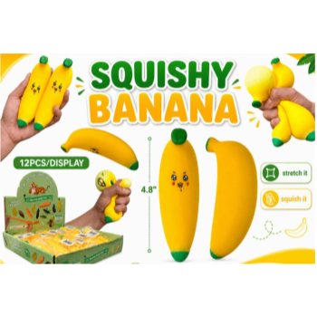 Picture of FAVOURS - SQUISHY FUNNY FACE MINI BANANA