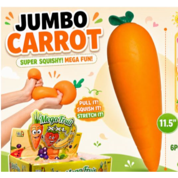 Picture of FAVOURS - SQUISHY JUMBO CARROT