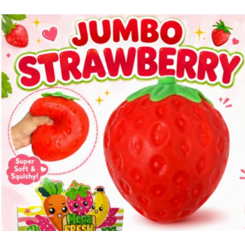 Picture of FAVOURS - SQUISHY JUMBO STRAWBERRY 