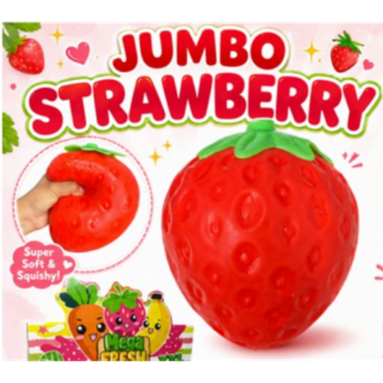 Picture of FAVOURS - SQUISHY JUMBO STRAWBERRY 