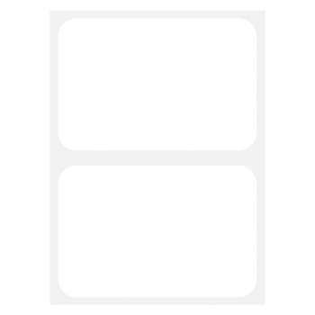 Image de NAME TAG - PLAIN WHITE        