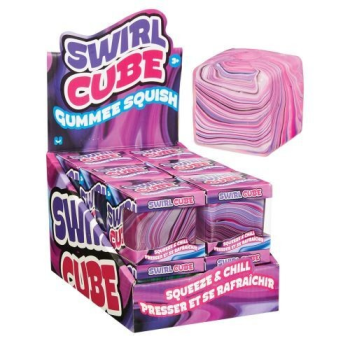 Image de FAVOUR - SQUISHY SWIRL CUBE 5cm