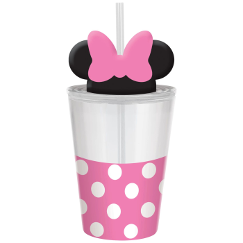 Picture of Minnie Mouse Forever Party Cup with Straw and Lid