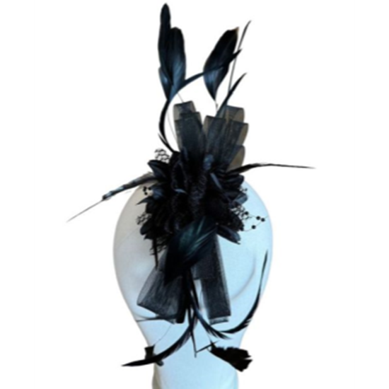 Image sur FASCINATOR - HEADBAND BLACK