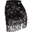 Picture of FRINGE WRAP SKIRT - BLACK L/XL