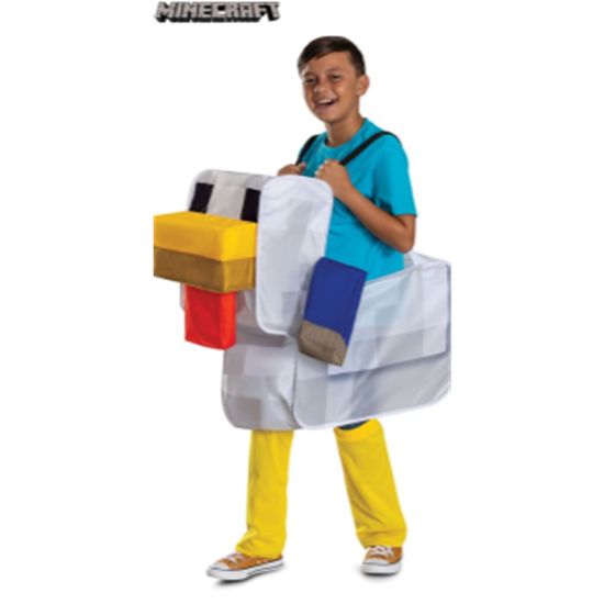 Picture of MINECRAFT CHICKEN JOCKEY POPOUT COSTUME - KIDS