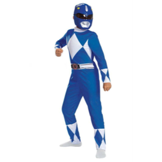 Image sur BLUE RANGER MIGHTY MORPHIN COSTUME - KIDS SMALL