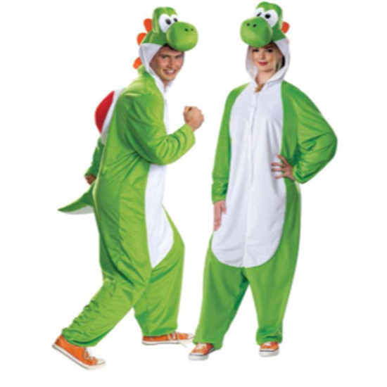Image sur YOSHI HOODED JUMPSUIT COSTUME - ADULT XS/S