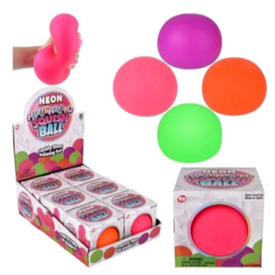 Picture of FAVOUR - 4" Marshmallow Neon Squishy Ball