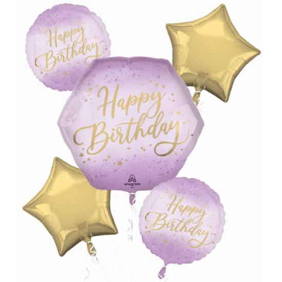 Picture of LAVENDER LUXE HBD FOIL BOUQUET