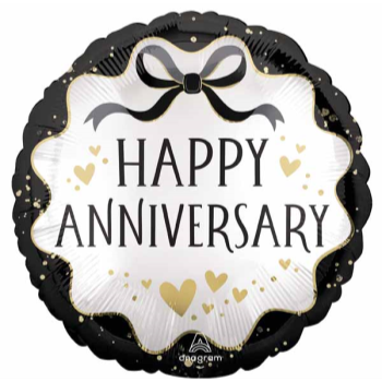 Image de 18" FOIL - RIBBON ANNIVERSARY