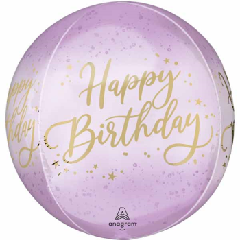 Image de 16'' LAVENDER LUXE HBD ORBZ BALLOON 
