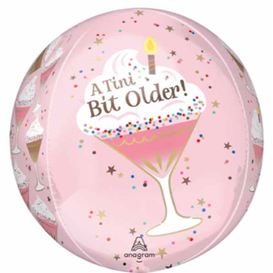 Image sur 16'' A TINY BIT OLDER HBD ORBZ BALLOON 