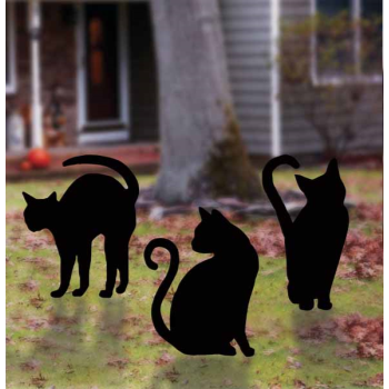 Picture of DECOR - 16" BLACK CAT SILHOUETTES 3 STYLES