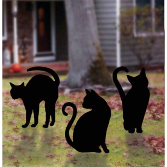 Picture of DECOR - 16" BLACK CAT SILHOUETTES 3 STYLES