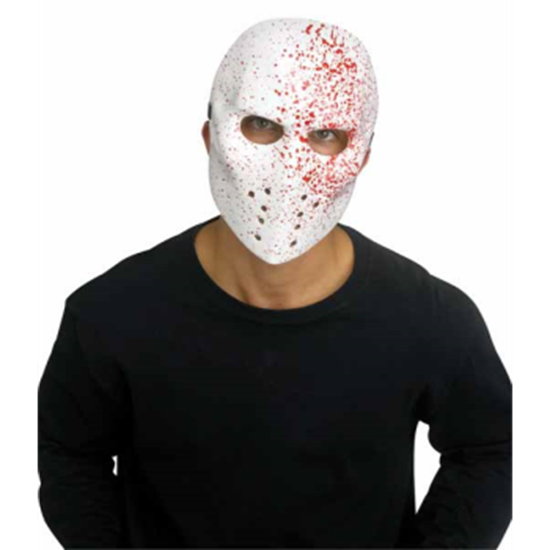 Picture of MASK - HOCKEY PUNISHER MASK WHITE WITH BLOOD