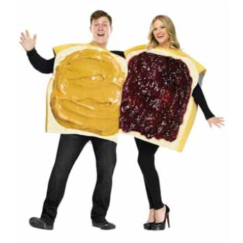 Picture of PEANUT BUTTER N' JELLY COSTUME  - COUPLE STD