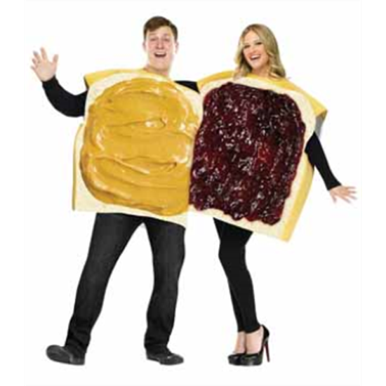 Picture of PEANUT BUTTER N' JELLY COSTUME  - COUPLE STD