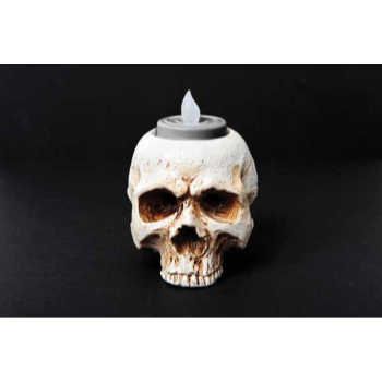 Image de SKULL RESIN TEA LIGHT HOLDERS