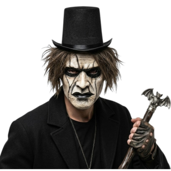 Picture of MASK - Creepy Top Hat Horror Mask