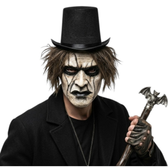 Picture of MASK - Creepy Top Hat Horror Mask