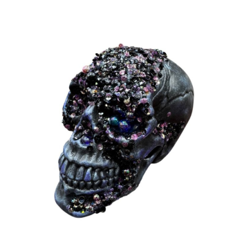 Picture of BLACK CRYSTAL SKULL DECOR