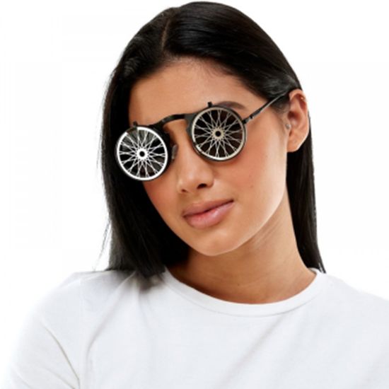 Picture of STEAMPUNK - Spoked Wheel Round Glasses