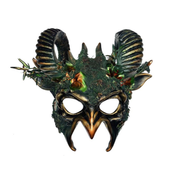 Picture of MASK - Woodland Demon Horned Mask