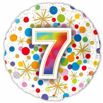 Image de 18" FOIL - NUMBER BALLOONS "7"