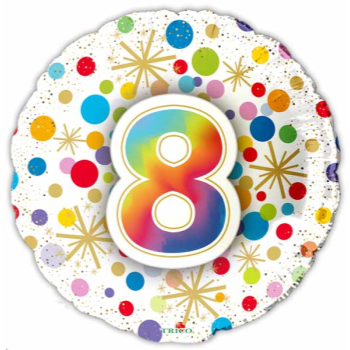 Image de 18" FOIL - NUMBER BALLOONS "8"