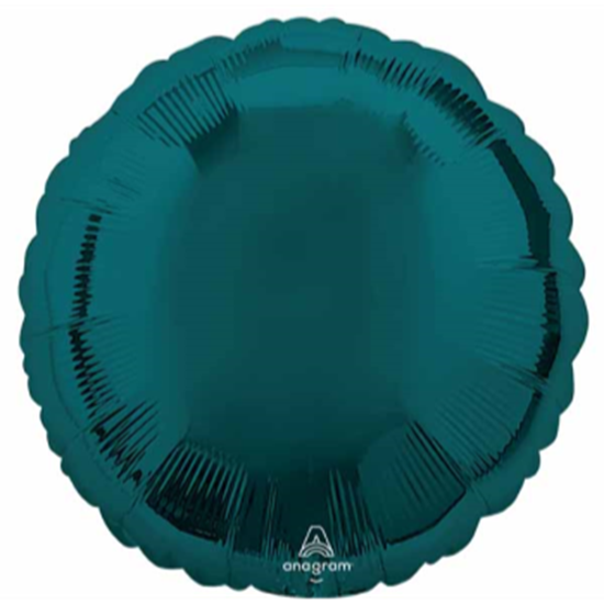 Image sur 18" FOIL - AQUAMARINE ROUND