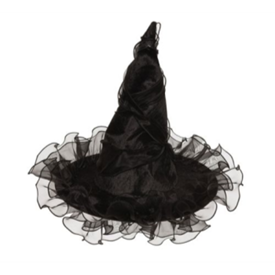 Image sur WITCH - WITCH HAT WITH CHIFFON TRIM