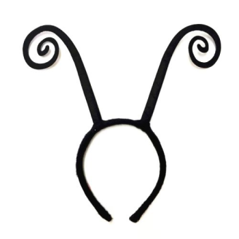 Image de ANIMALS - Butterfly/Bug Antenna Headband Black